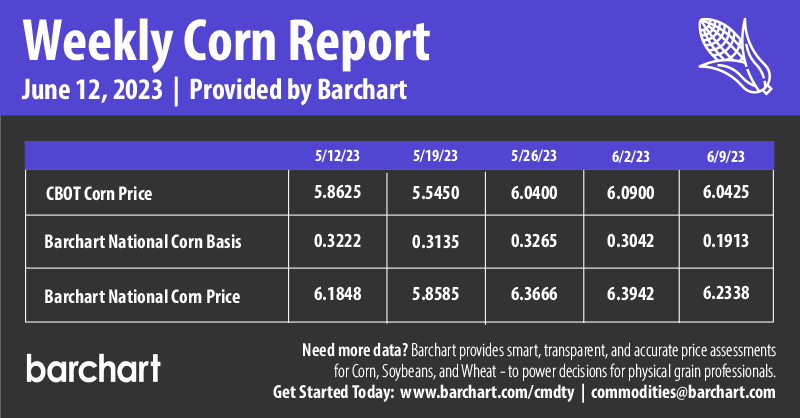 Infographics Weekly Corn Report | 6-12-2023