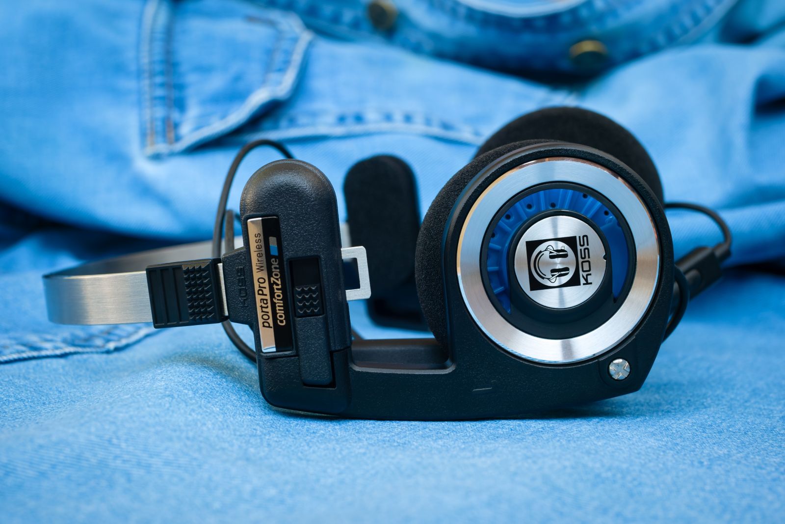 A close-up shot of Koss headphones by PhotOleh via Shutterstock