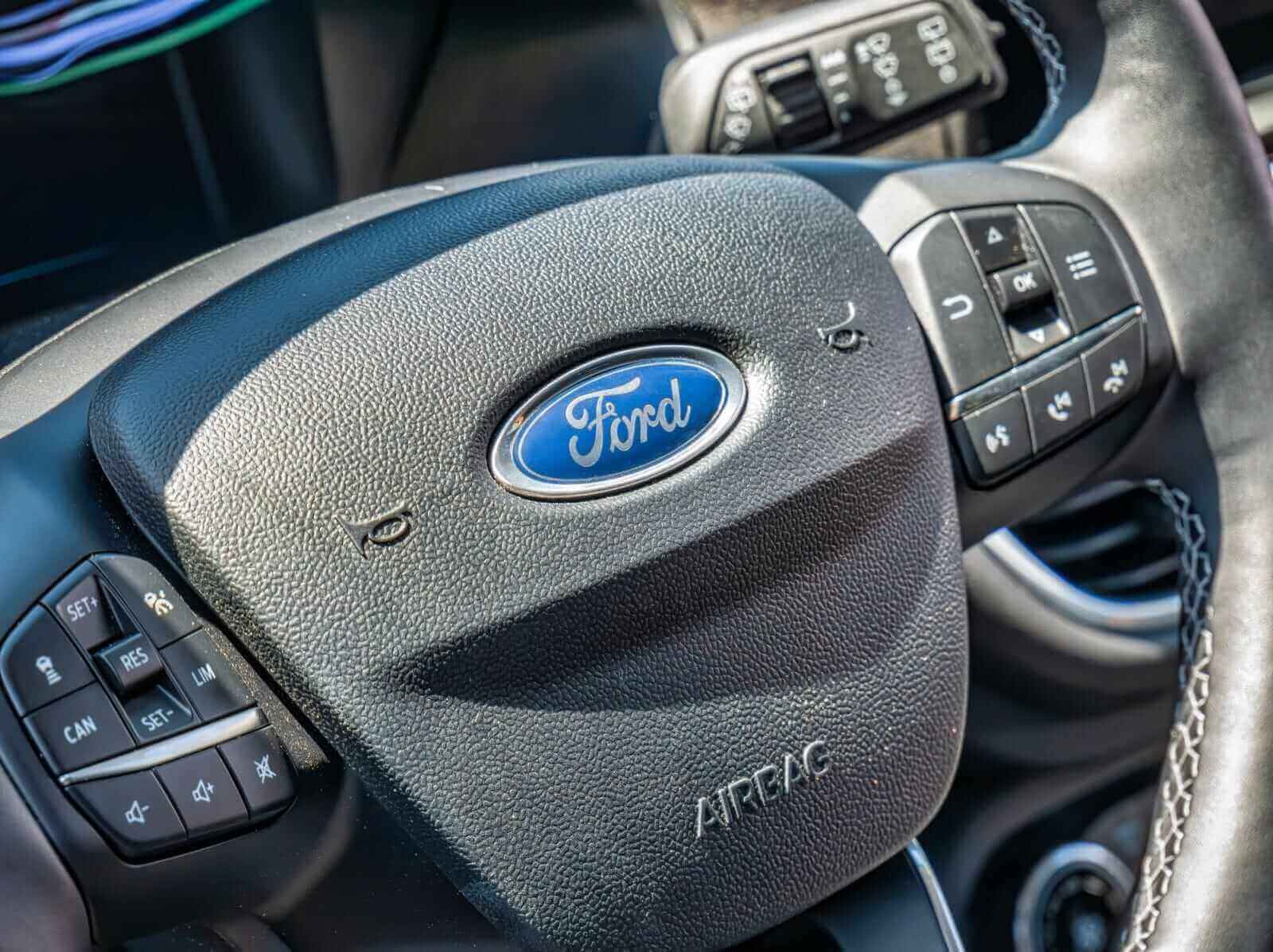 Ford steering wheel by Cristi Croitoru via iStock