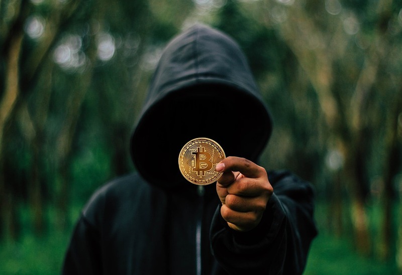 Crypto - Bitcoin Scammer Hacker in Hood