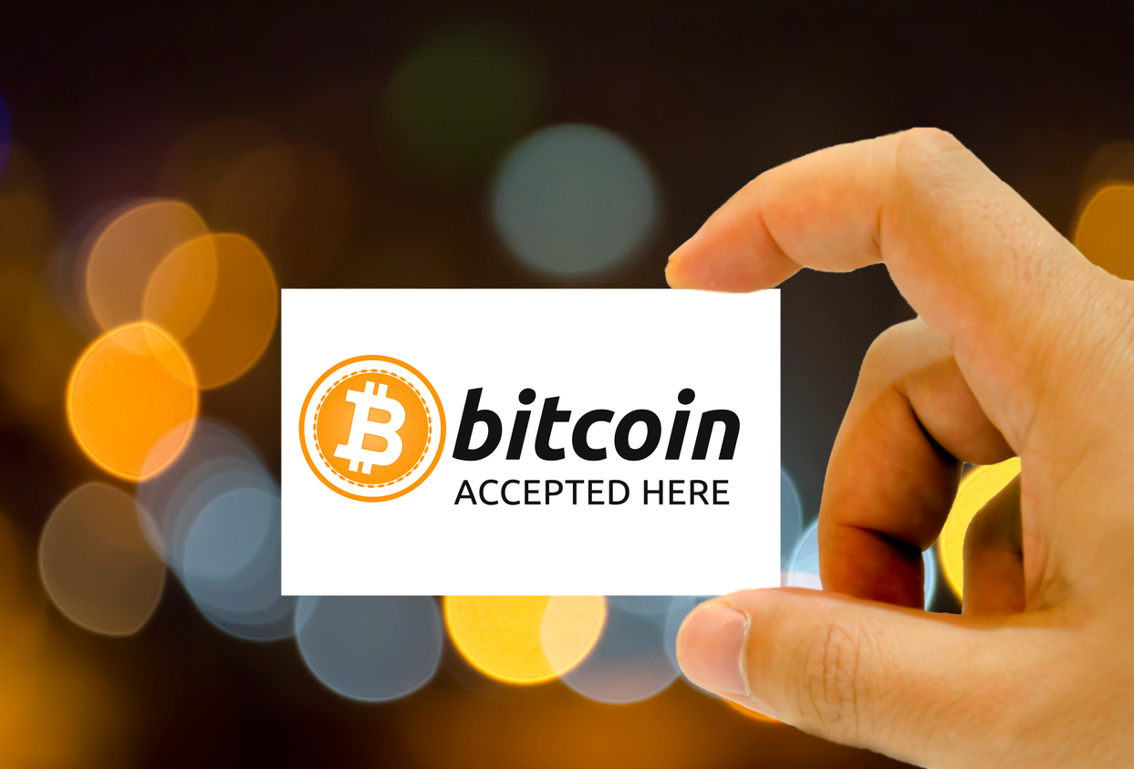 Bitcoin accepted here by Ibrahimaslann via iStock