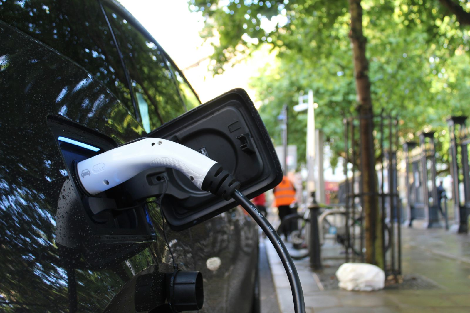 Green Energy (EV, solar, etc.) - EV charging by Andrew Roberts via Unsplash