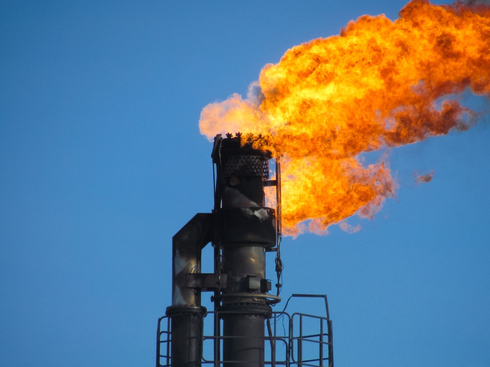 Oil - Natural gas burnoff refinery by Leonid Eremeychuk via iStock
