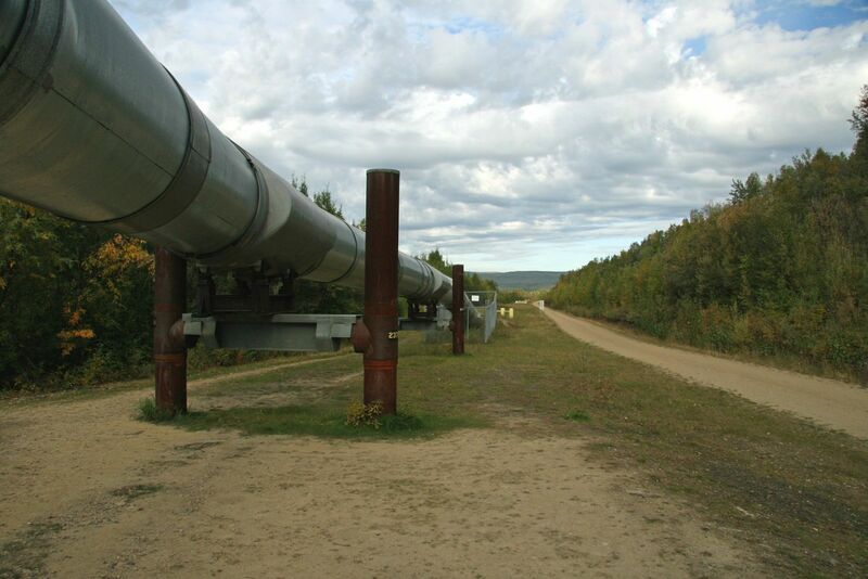 Oil - Oil Pipeline in Alaska