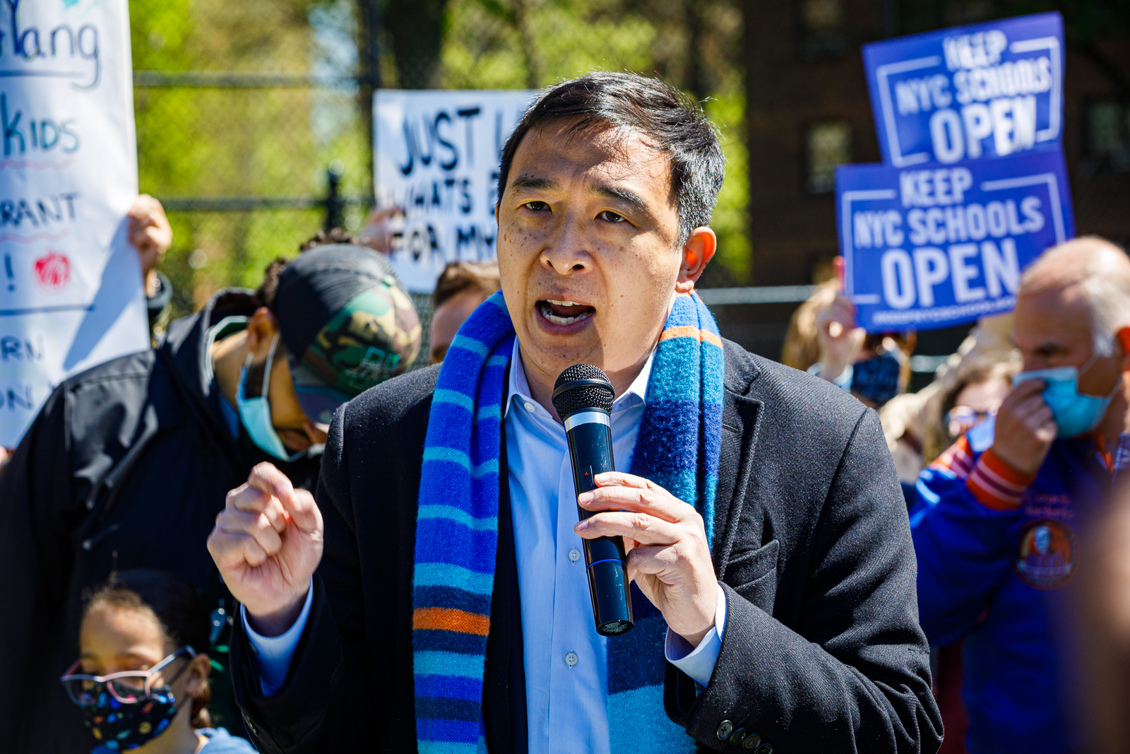A photo of Andrew Yang by Sachyn via Wikimedia Commons