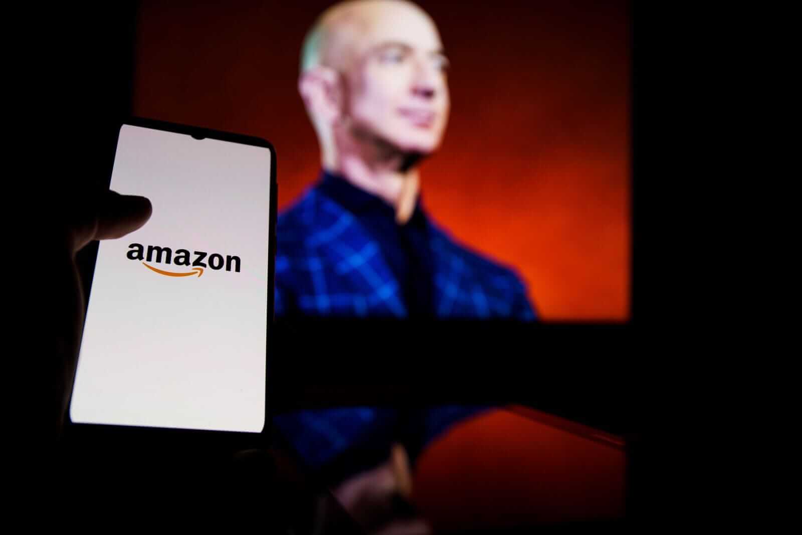 Image of Jeff Bezos by Rokas Tenys via Shutterstock