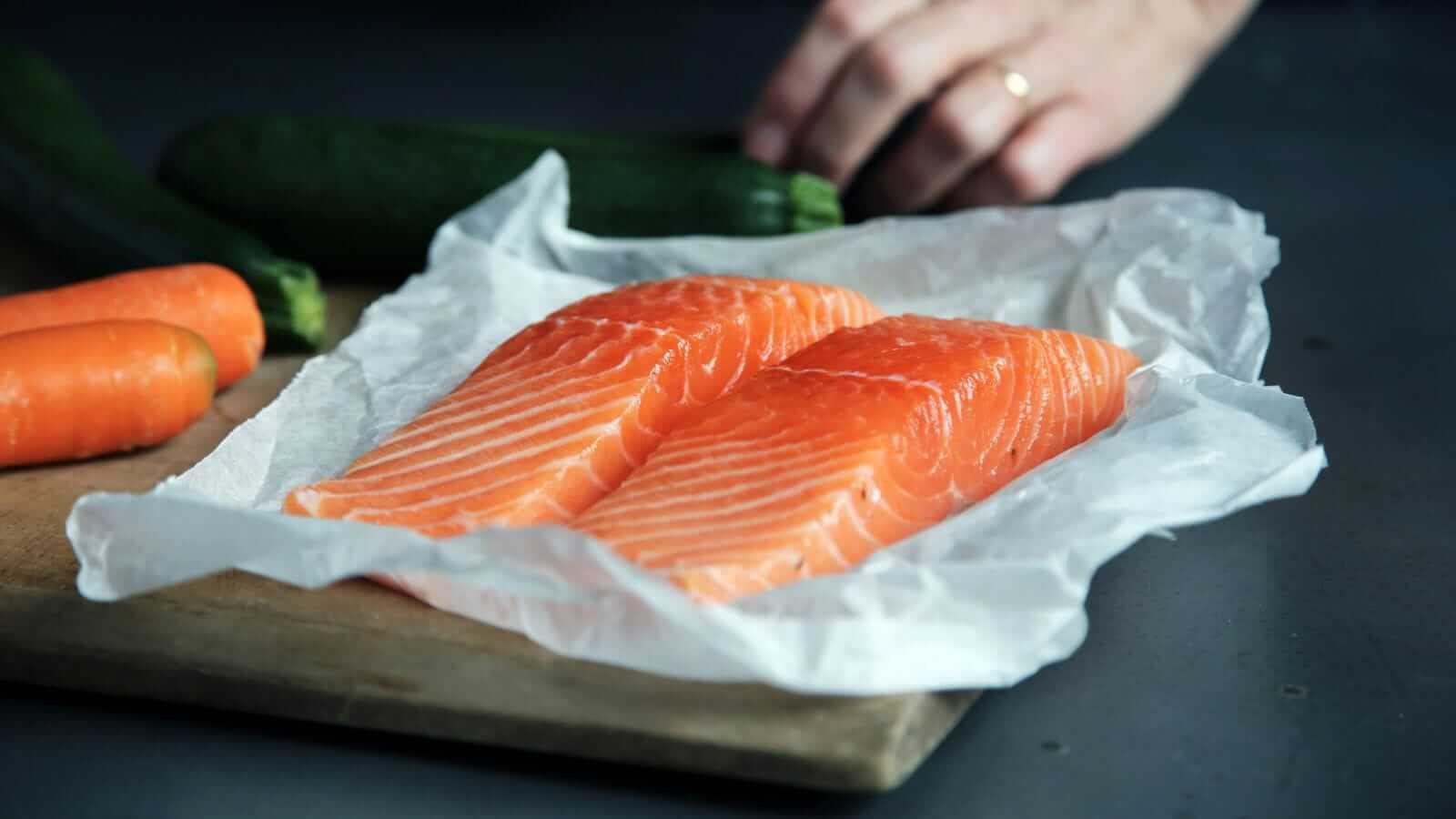 Fresh salmon by Caroline Attwood via Unsplash