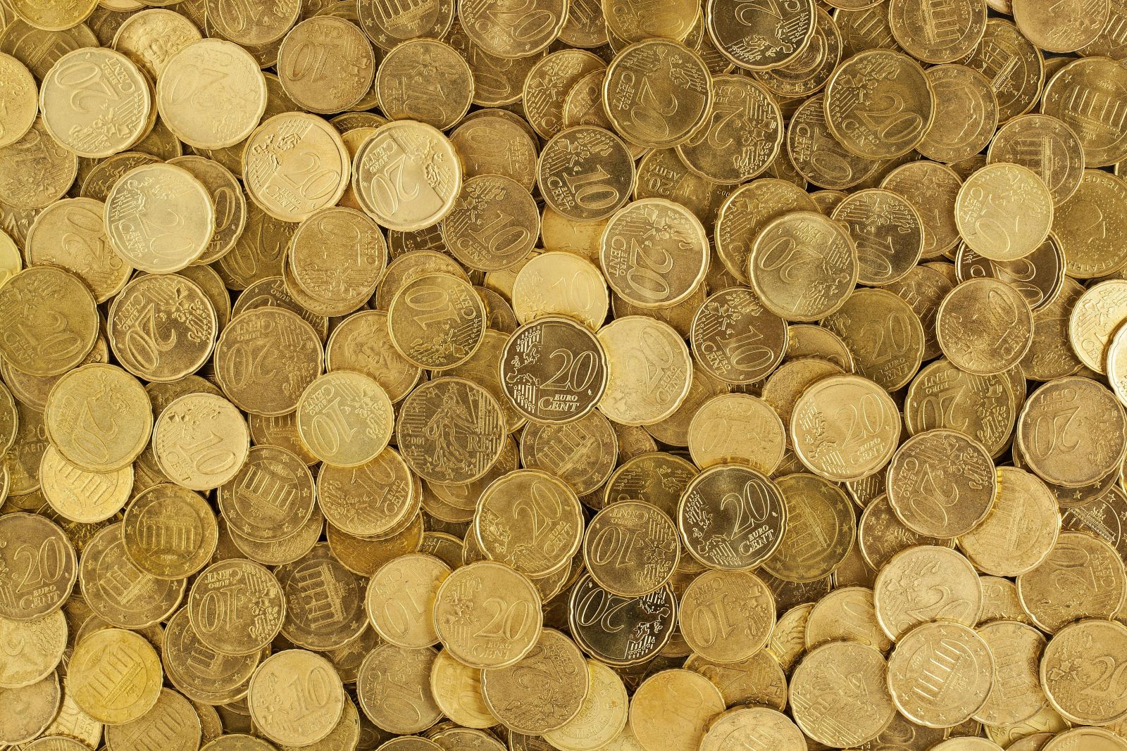 Pile of coins via Pexels