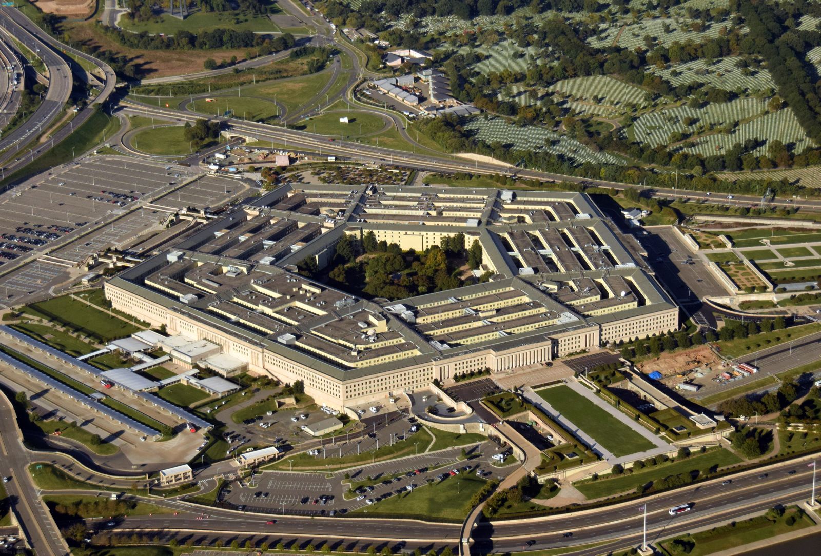 Aerial view of US Pentagon building in Washington, DC_ Image by Ivan Cholakov via Shutterstock_