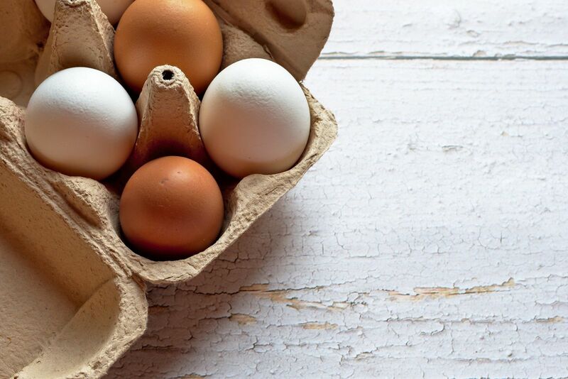 Eggs & Chickens - Partial Carton of Eggs Mixed Colors