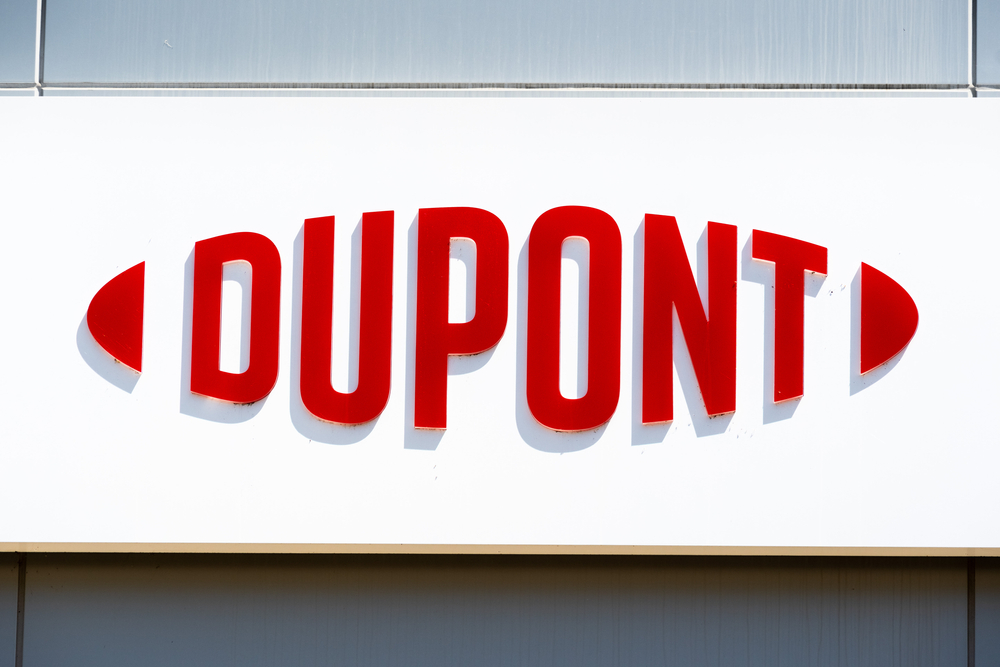 Basic Materials - DuPont de Nemours Inc logo - by Sundry Photography via Shutterstock