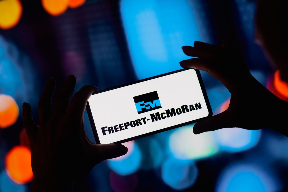 Basic Materials - Freeport-McMoRan Inc phone -by rafapress via Shutterstock