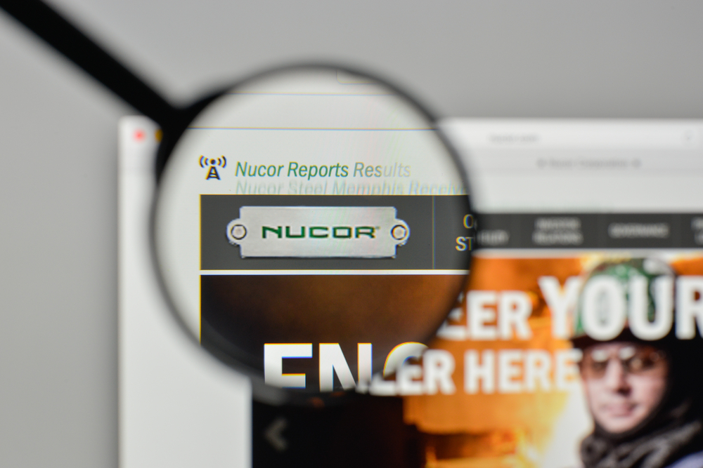 Basic Materials - Nucor Corp_ magnified -by Casimiro PT via Shutterstock