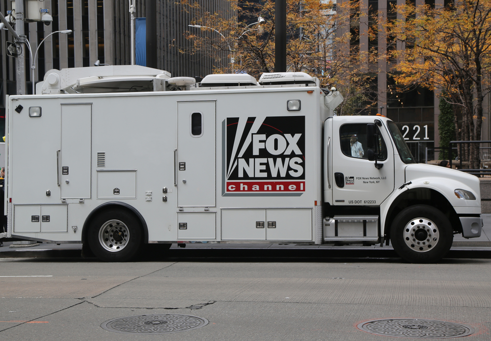 Fox Corporation news van by- Leonard Zhukovsky via Shutterstock