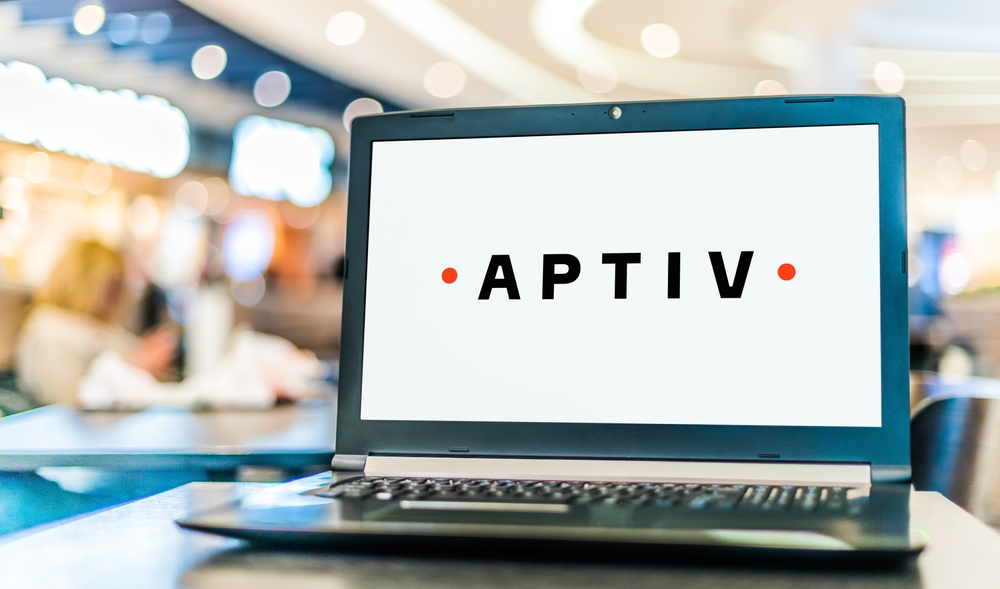 Consumer Cyclical (names A - H) - Aptiv PLC laptop by- monticello via Shutterstock