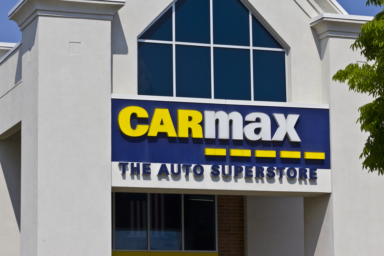 Carmax Inc logo at location by- jetcityimage via iStock