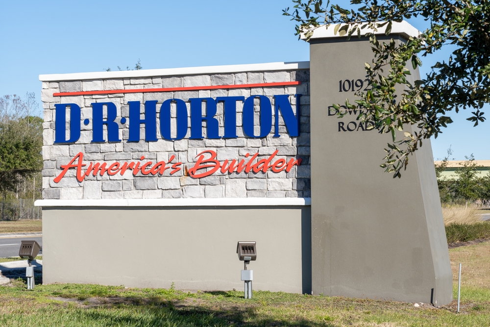 Consumer Cyclical (names A - H) - D_R_ Horton Inc_ outside sign by- JHVEPhoto via Shutterstock(1)