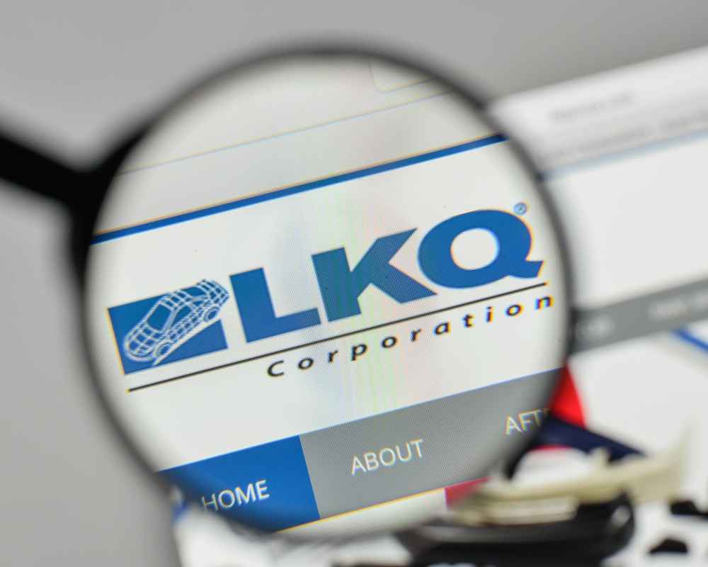 Consumer Cyclical (names I - Z) - LKQ Corp magnified by- Casimiro PT via Shutterstock