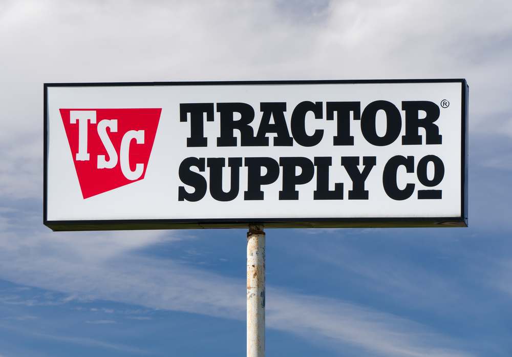 Consumer Cyclical (names I - Z) - Tractor Supply Co_ sign by- Ken Wolter via Shutterstock