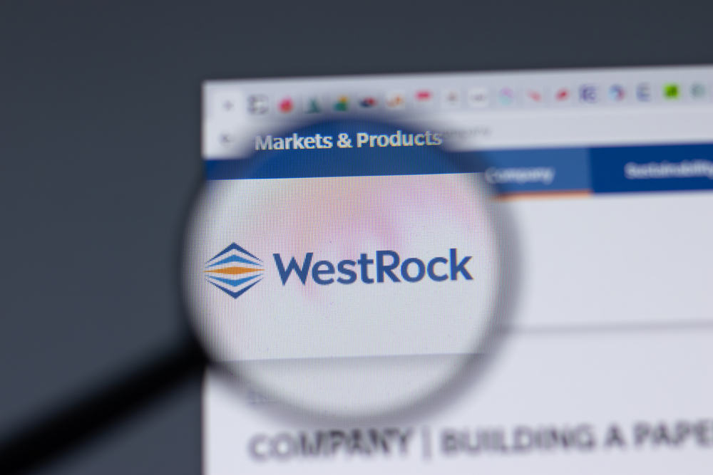 WestRock Co magnified by- Postmodern Studio via Shutterstock