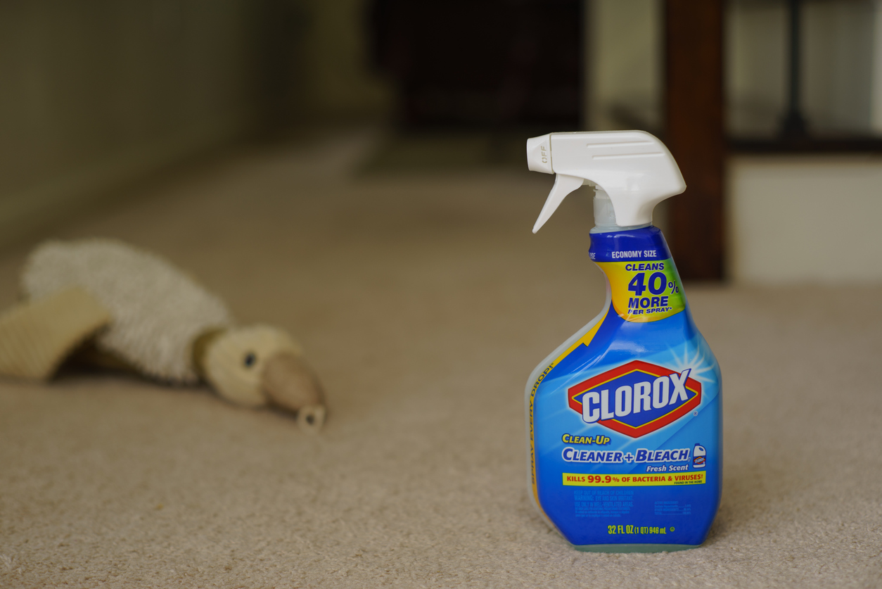 Consumer Defensive - Clorox Co_ spray bottle by- Jhanggo via iStock