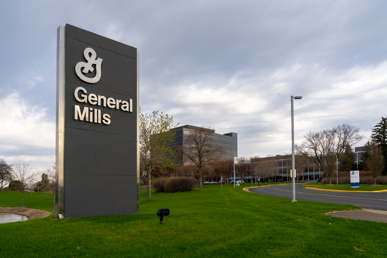 Consumer Defensive - General Mills, Inc_ sign by- JHVEPhoto via iStock