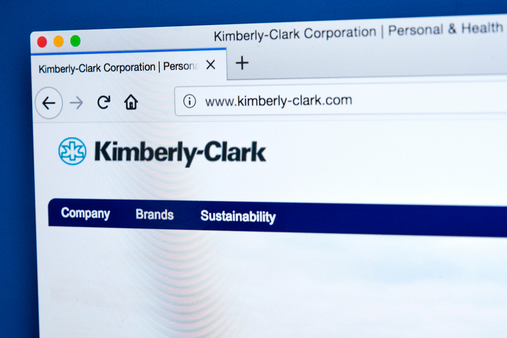 Consumer Defensive - Kimberly-Clark Corp_ website by- chrisdorney via Shutterstock