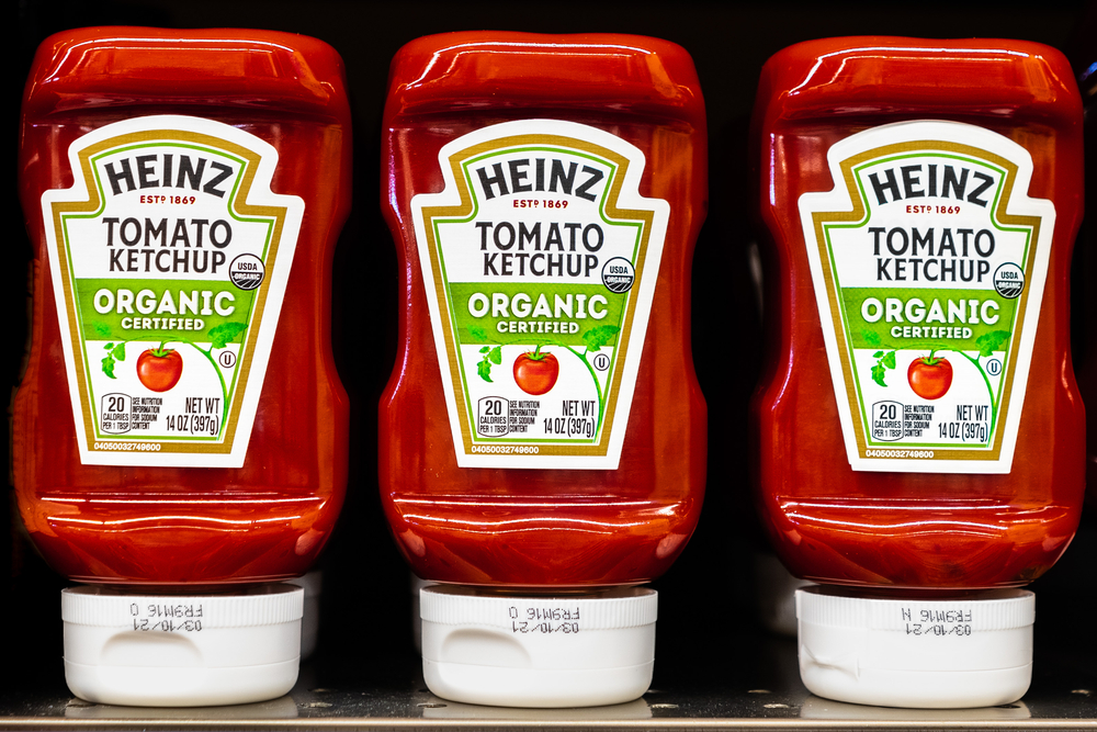 Consumer Defensive - Kraft Heinz Co ketchup by- Sundry Photography via Shutterstock
