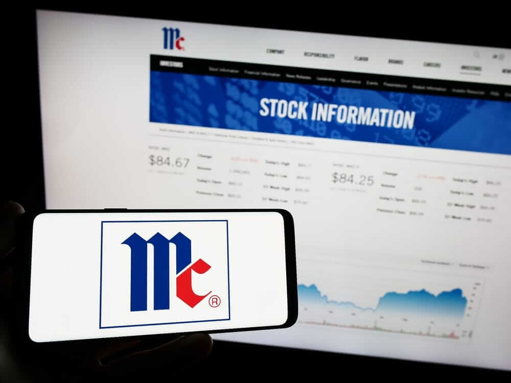 McCormick & Co_, Inc_ logo and stock info- by T_Schneider via Shutterstock