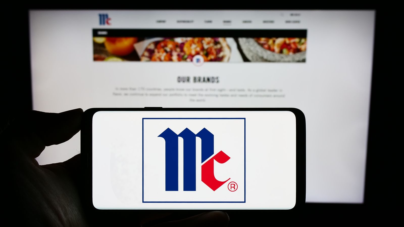 McCormick Company Incorporated on screen in front of website_By Timon