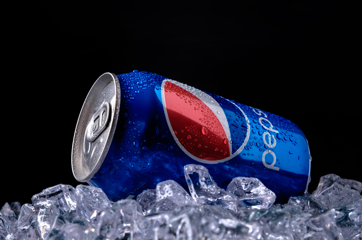 Consumer Defensive - PepsiCo Inc cold pepsi -by Fotoatelie via iStock