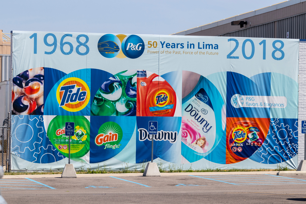 Consumer Defensive - Procter & Gamble Co_ products - by Jonathan Weiss via Shutterstock