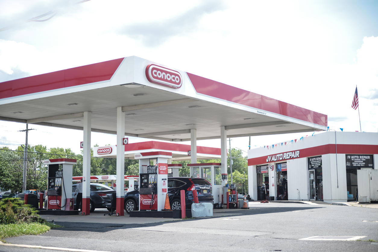 Energy - Conoco Phillips gas station- by helen89 via iStock