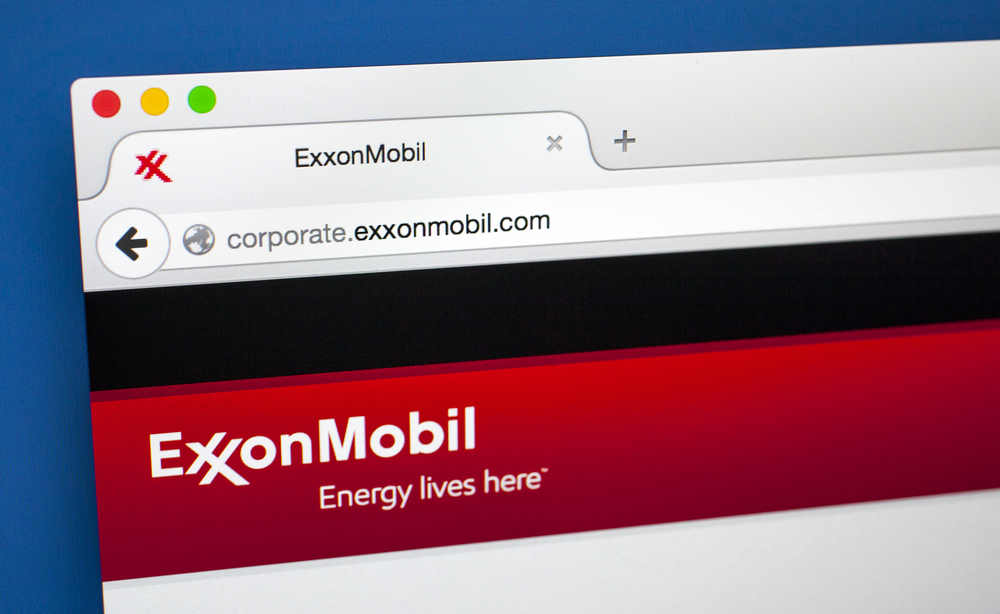 Energy - Exxon Mobil Corp_ website- by chrisdorney via Shutterstock