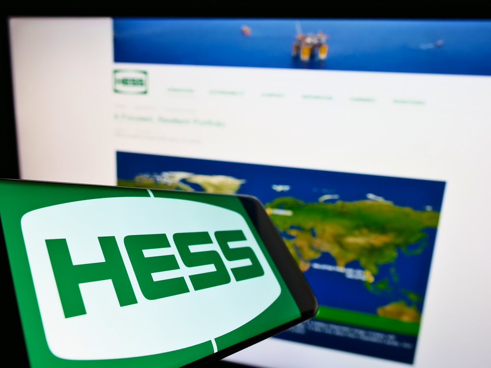 Energy - Hess Corporation logo and website- by T_Schneider via Shutterstock