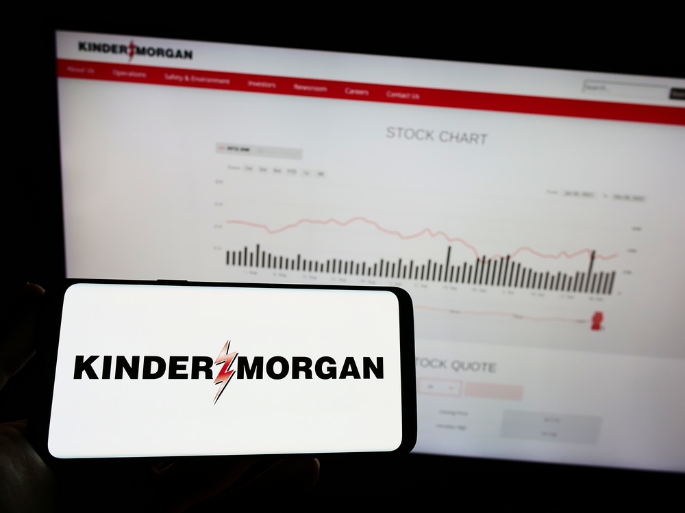 Kinder Morgan Inc logo and webite- by T_Schneider via Shutterstock