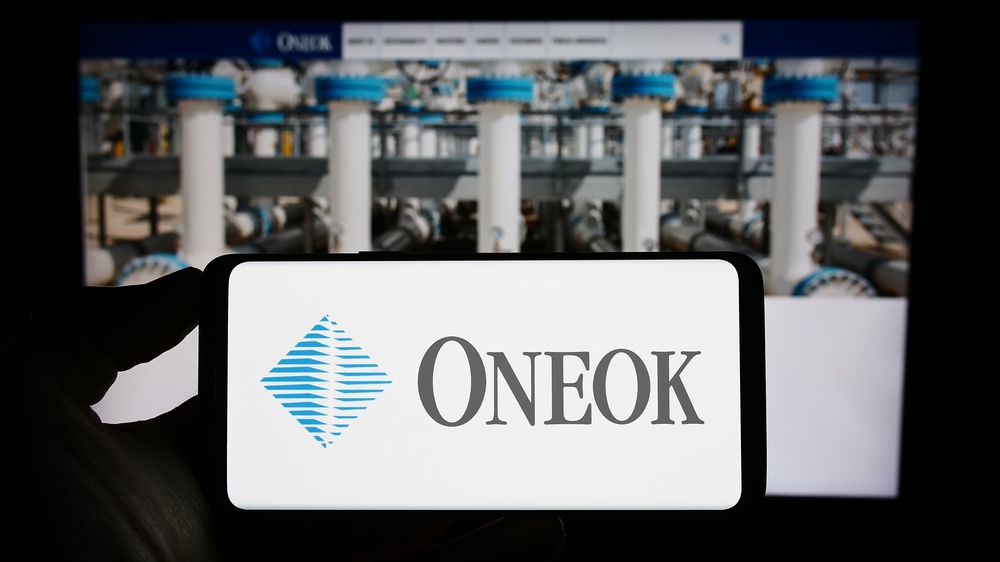 Energy - Oneok Inc_ logo and website- by T_Schneider via Shutterstock