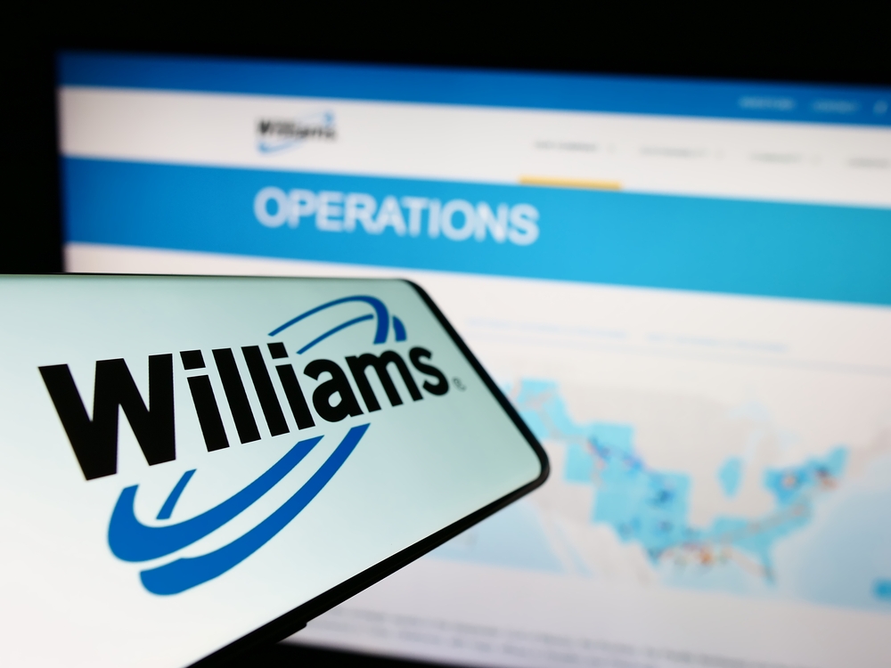 Energy - Williams Cos Inc logo and website- by T_Schneider via Shutterstock