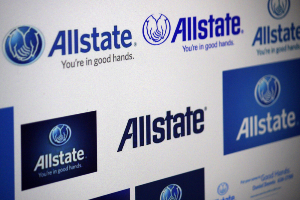 Financial (names A - I) - Allstate Corp logo sign -by 360b via Shutterstock