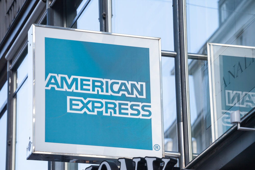 Financial (names A - I) - American Express Co_ logo on building-by BalkansCat via Shutterstock
