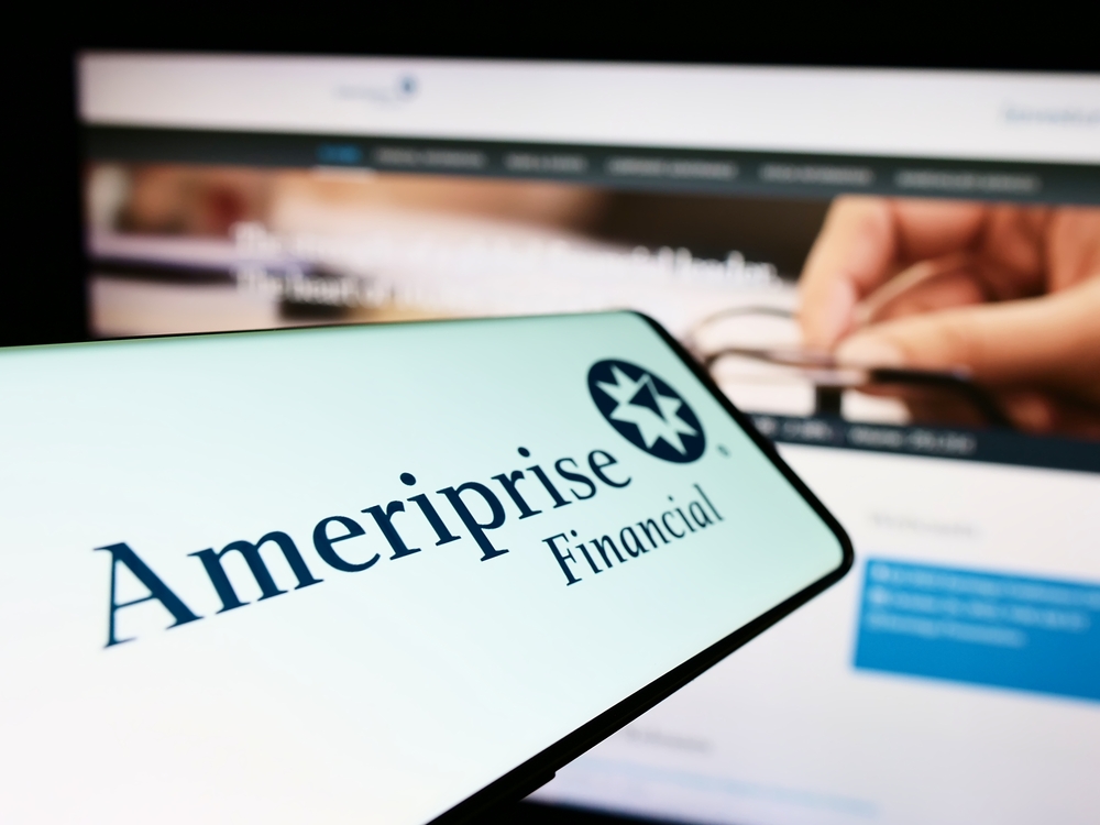 Financial (names A - I) - Ameriprise Financial Inc logo and site-by T_Schneider via Shutterstock