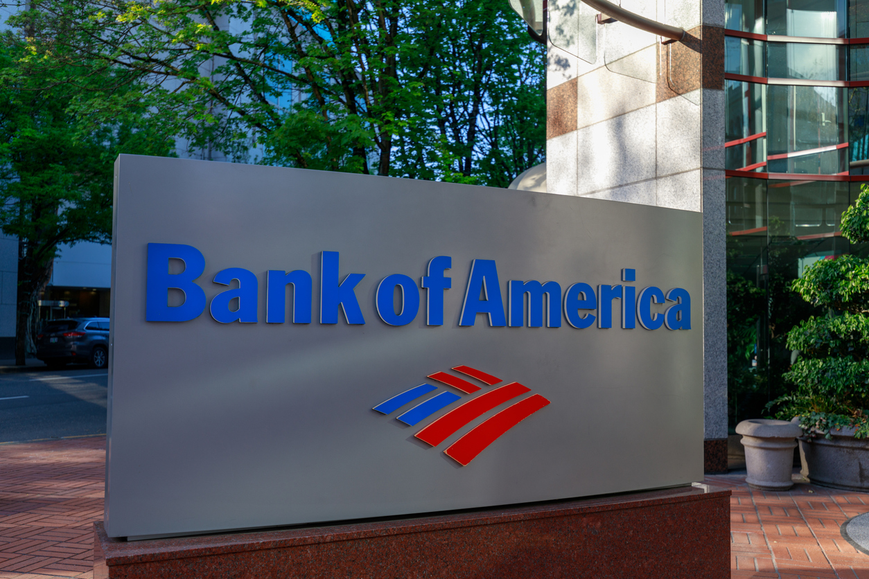 Financial (names A - I) - Bank Of America Corp_ location sign- by artran via iStock