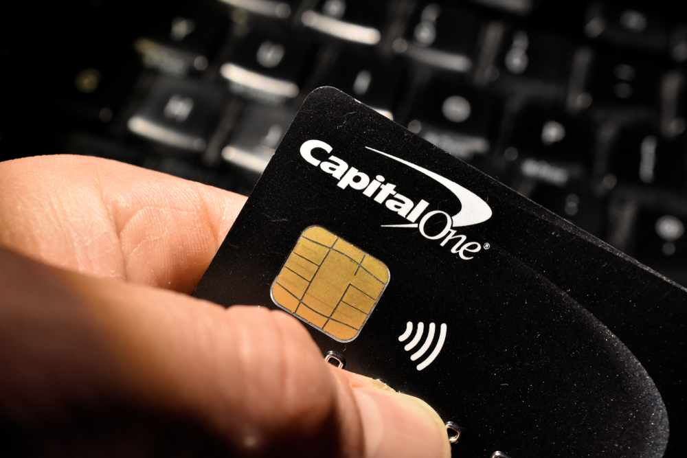 Financial (names A - I) - Capital One Financial Corp_ credit card-by David Cardinez via Shutterstock
