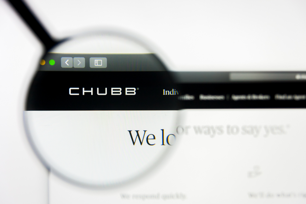 Chubb Limited magnified website-by Pavel Kapysh via Shutterstock