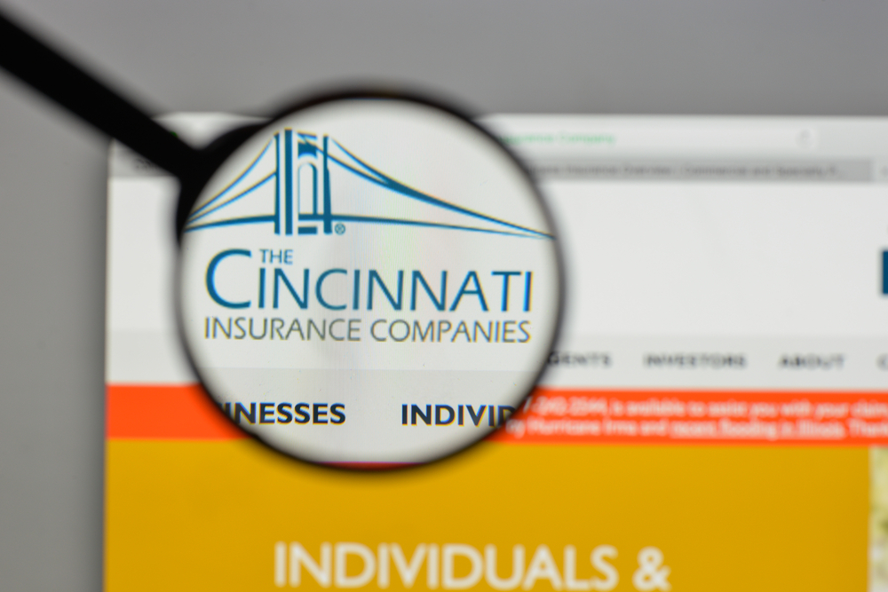 Financial (names A - I) - Cincinnati Financial Corp_ magnified logo-by Casimiro PT via Shutterstock