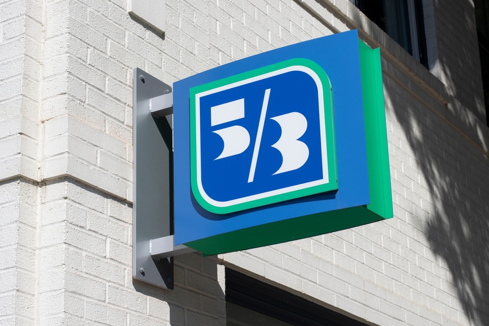 Financial (names A - I) - Fifth Third Bancorp logo on bank-by Tada Images vie Shutterstock