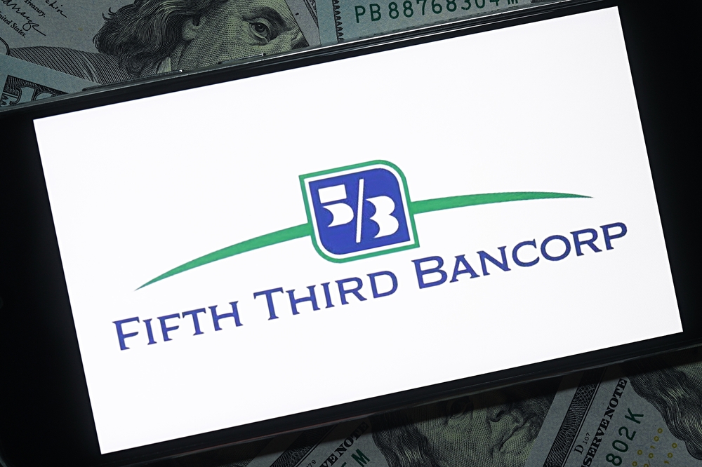 Financial (names A - I) - Fifth Third Bancorp logo with money-by photo_gonzo via Shutterstock