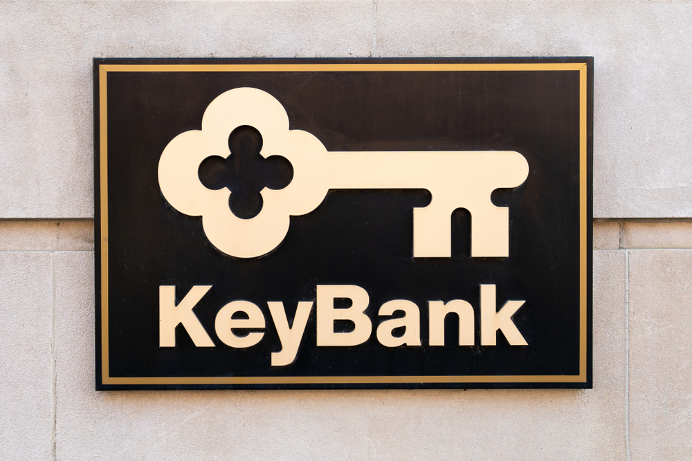 Financial (names J - Z) - Keycorp logo on building-by Ken Wolter via Shutterstock