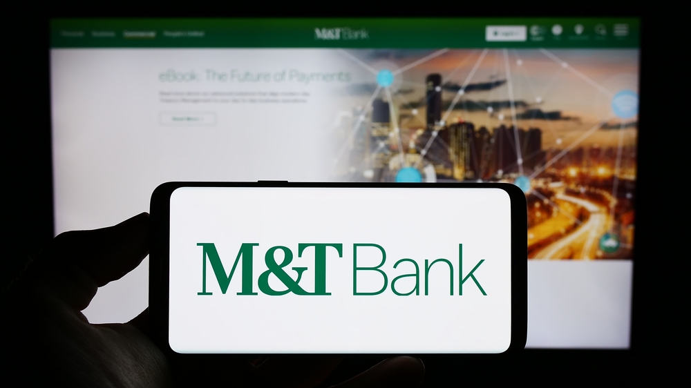 M & T Bank Corp site and phone-by T_Schneider via Shutterstock