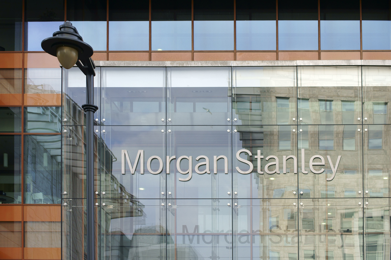 Financial (names J - Z) - Morgan Stanley logo on building-by ginton via iStock